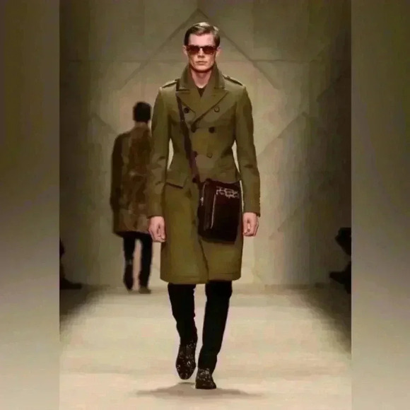 Burberry  Prorsum AW13/14 Wool Trench Coat - Picture 10 of 16